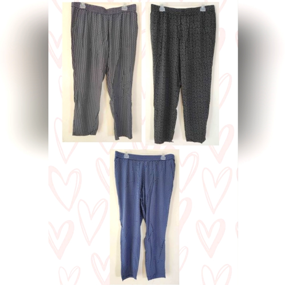 summer flowy pants large